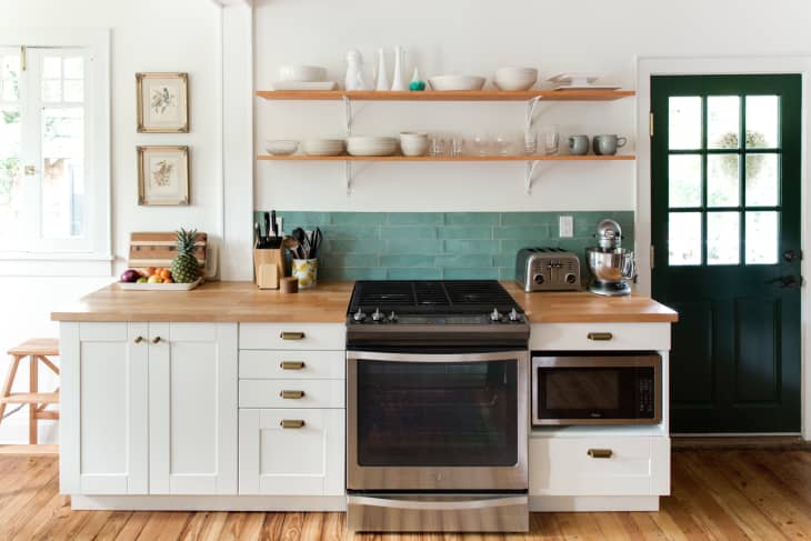 These Above-the-Sink Shelves Create Extra Kitchen Storage Out of Thin Air