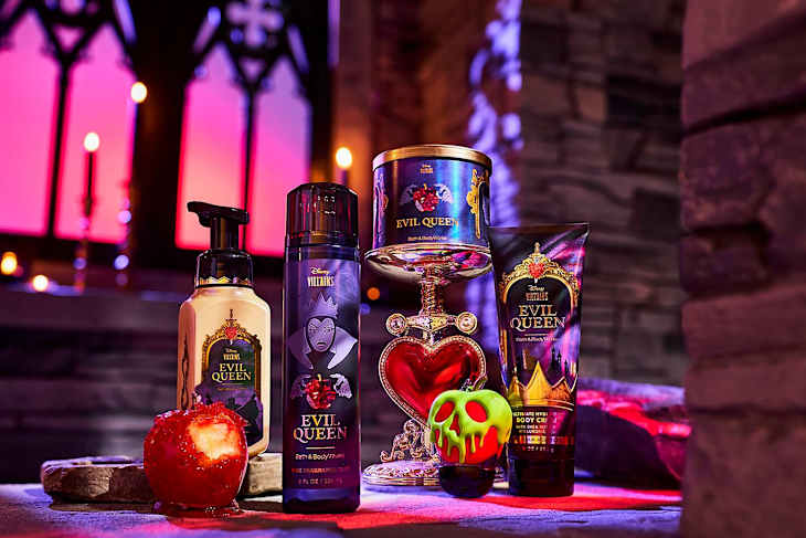 Disney Evil Queen collection by Bath and Body Works.