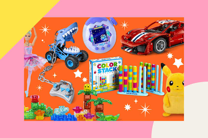 Collage of some of Amazon's top toys