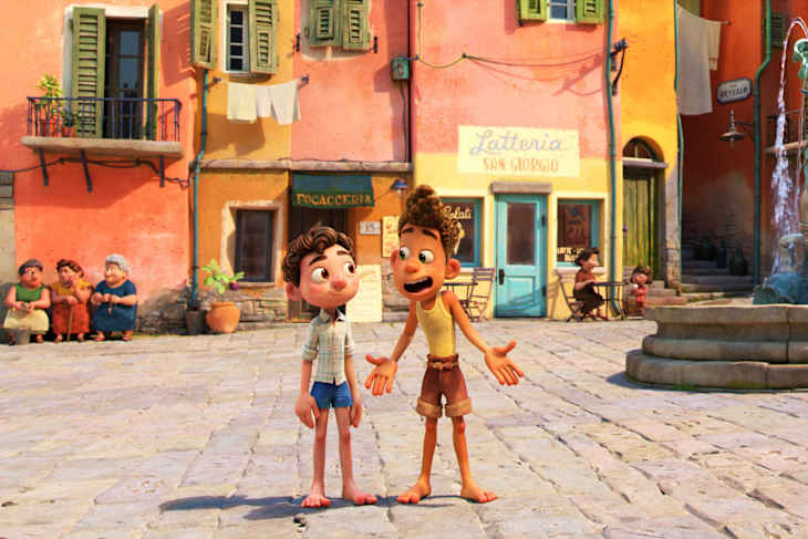 LUCA, from left: Luca, Alberto, 2021.