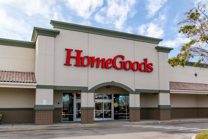 Orlando, Florida, USA- February 7, 2020: HomeGoods storefront in Orlando, Florida, USA. HomeGoods is an American chain of discount home furnishing stores.