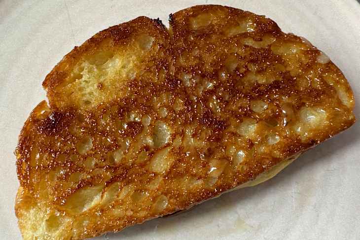 Creme Brulee Grilled Cheese.