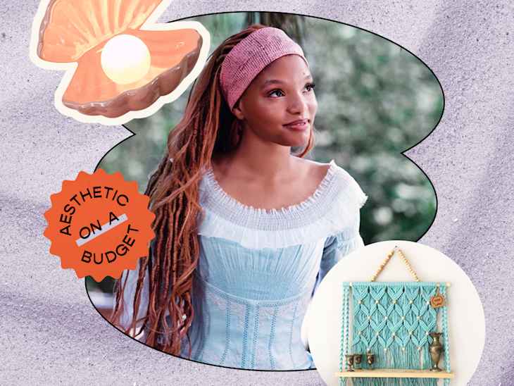 collage of little mermaid film still, 2 product silos