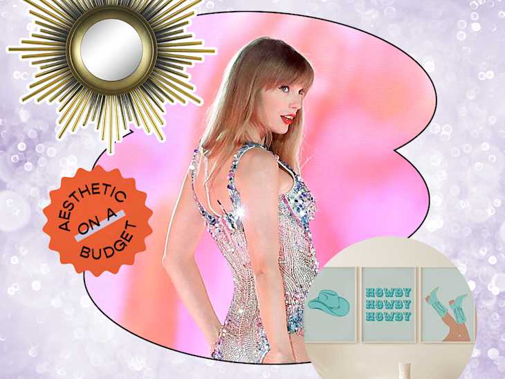 Lead with Taylor Swift on her Eras tour and 2 products that match a certain era
