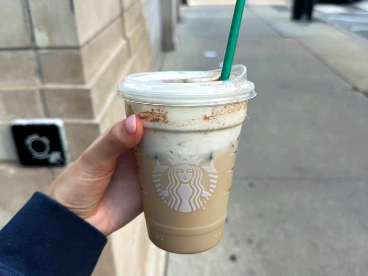The Bear-y Iced Chai at Starbucks.