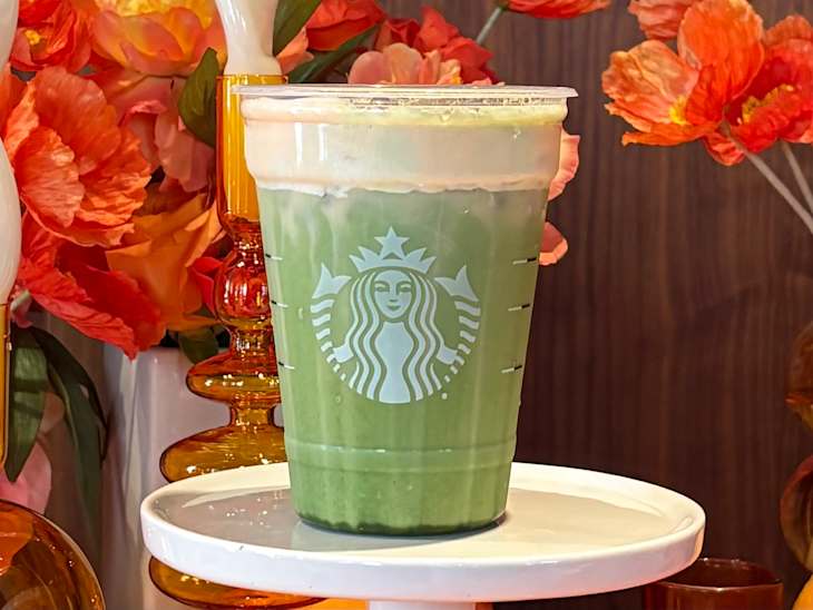 Starbucks iced orange cream matcha