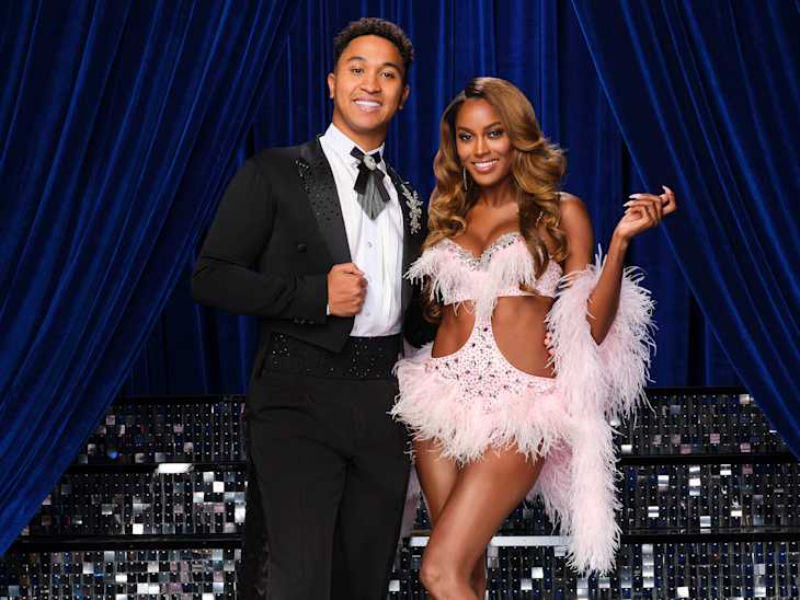 DANCING WITH THE STARS - ABC's “Dancing “with the Stars stars Brandon Armstrong and Ciara Miller. (Disney/Andrew Eccles)