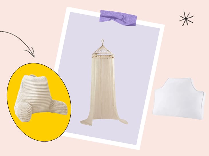 Illustration of various headboards ideas.