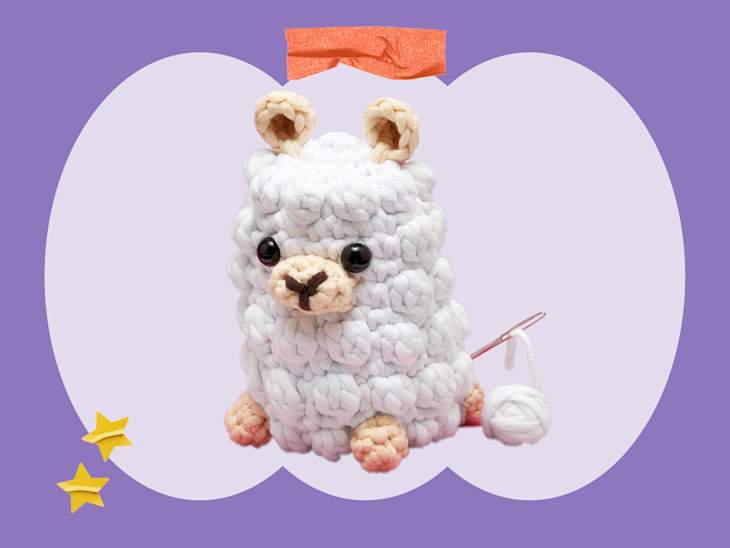 Gertrude the Llama Crochet Kit