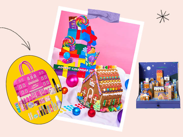 3 advent calendars for 2026 on a colorful background