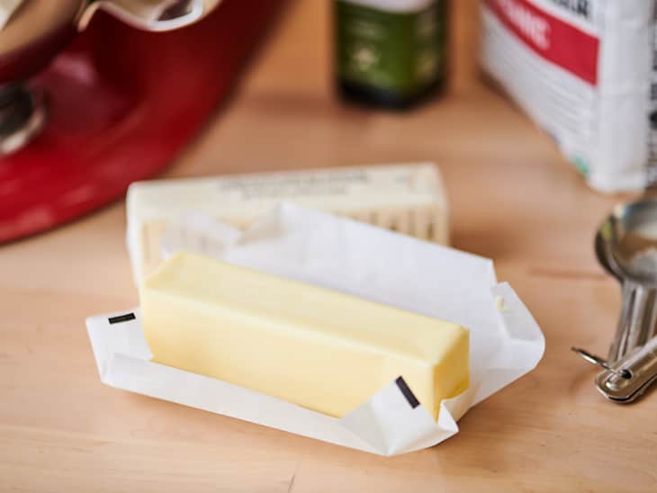 Stick of butter, one opened