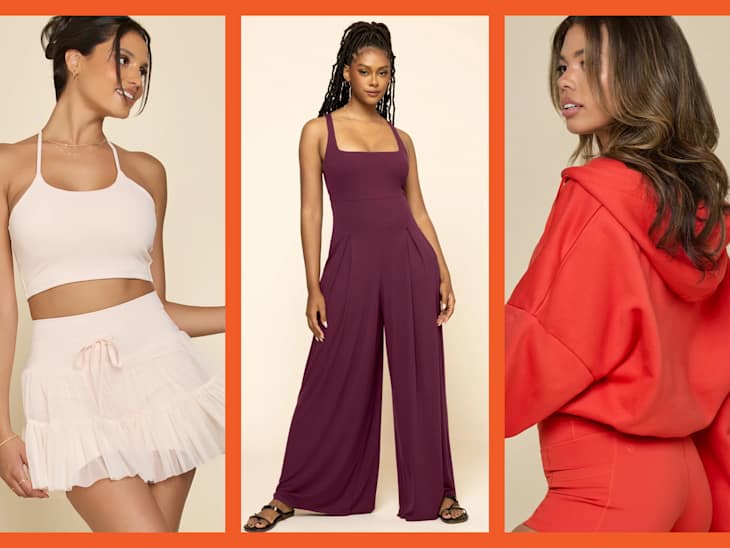 3 models wearing different POPFLEX loungewear garments