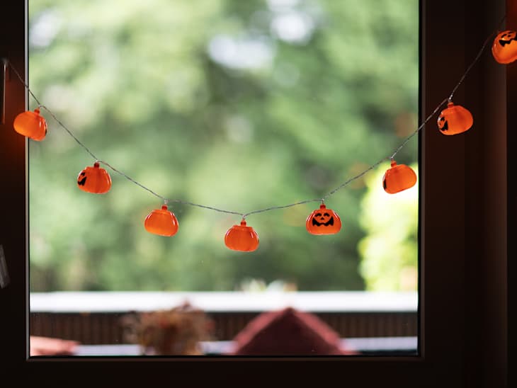 Halloween window decoration.