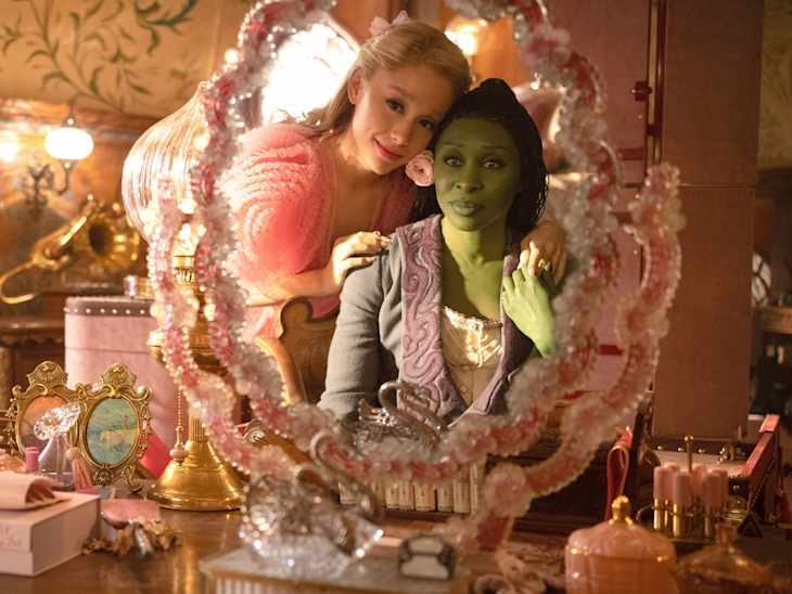 WICKED, from left: Ariana Grande, Cynthia Erivo, 2024.