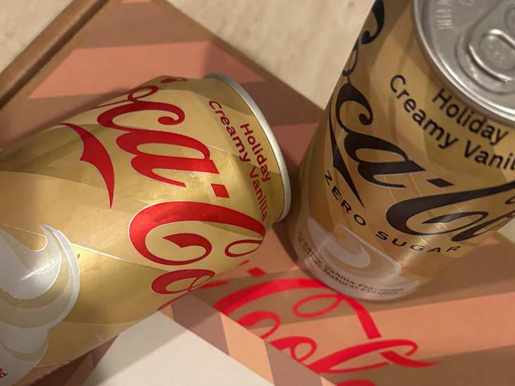 Coca-Cola’s New Holiday Creamy Vanilla Flavor.