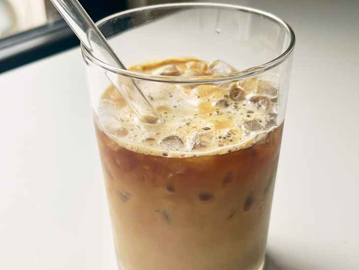Iced Cortado.