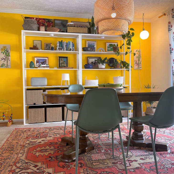 Bright living room with colors