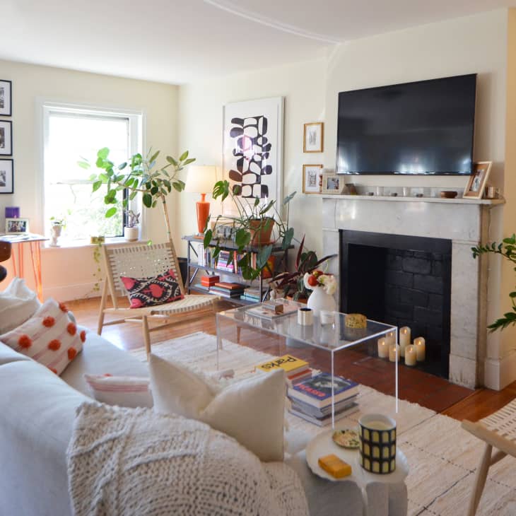 Eclectic living room.