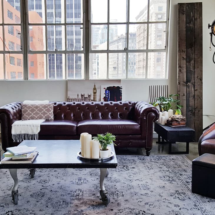 Tone An Industrial Loft Into A Cozy Apartment Makeover