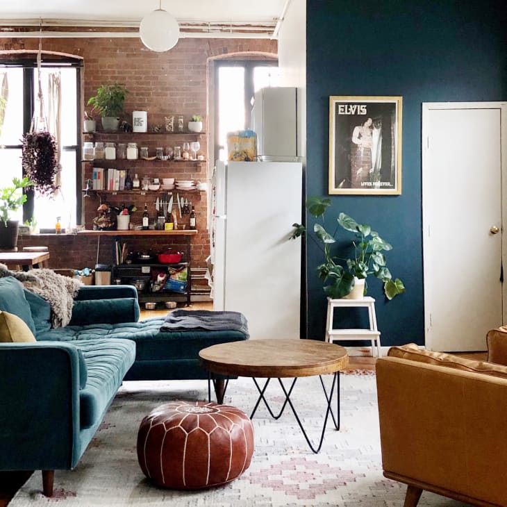 700 Square Foot Warm Industrial Brooklyn Apartment | Apartment Therapy
