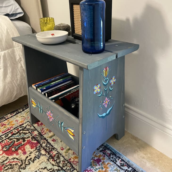 Painted nightstand hot sale