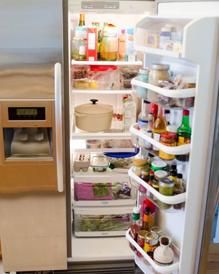 Tour My Kitchen: refrigerator and freezer organization