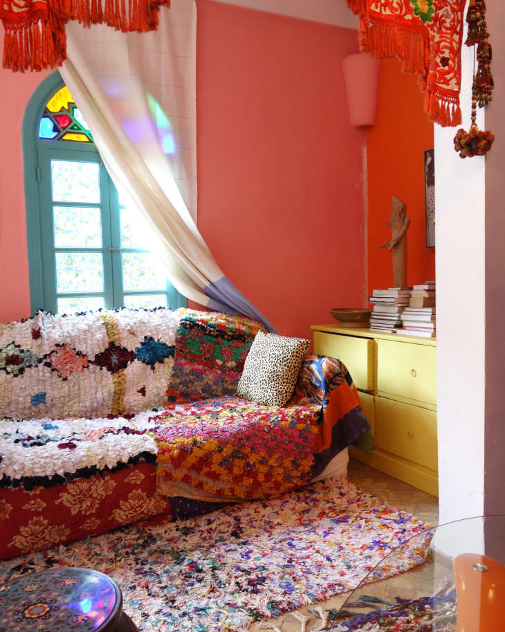 Colorful Moroccan home