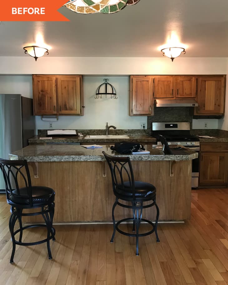 Katie Woodman Kitchen Before