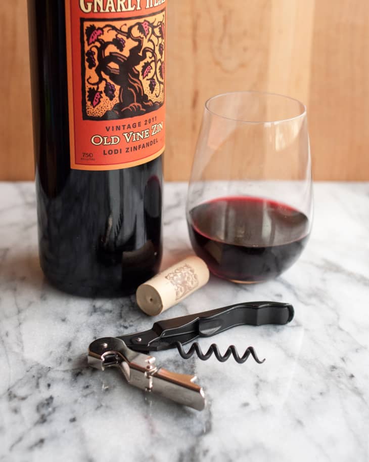 How To Open a Bottle of Wine Using a Wine Key Corkscrew The Kitchn
