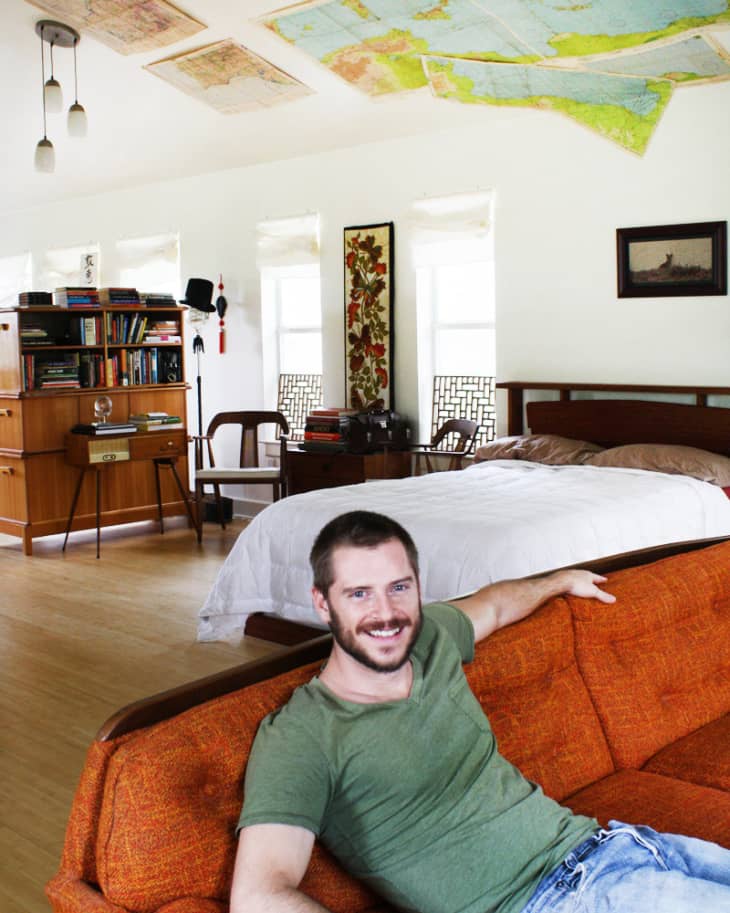Michael’s Masculine & Modern Open Studio | Apartment Therapy