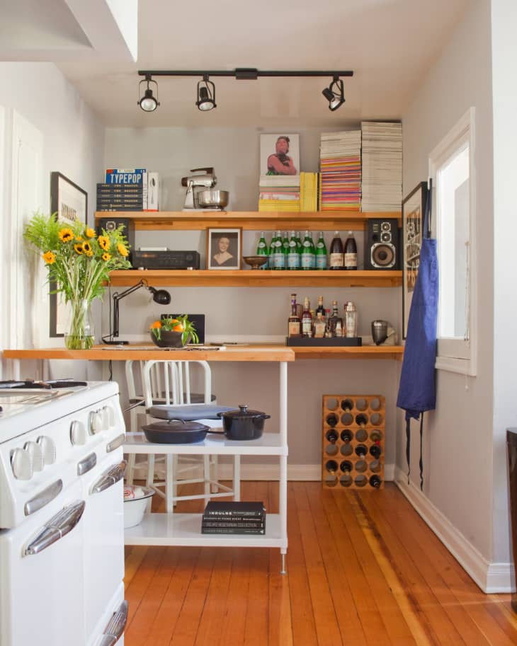 A Kitchen Island, More Storage, and a Home Office Workspace… All In One