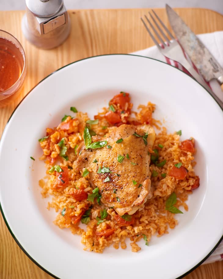 TomatoBasil Chicken and Rice The Kitchn