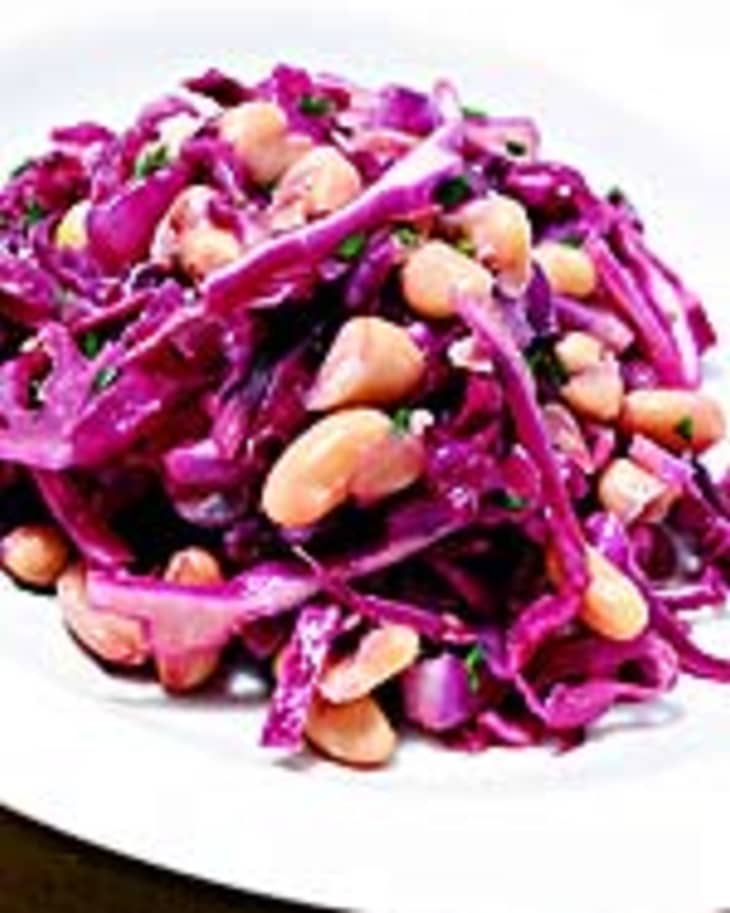 Recipe Red Cabbage and White Bean Salad The Kitchn