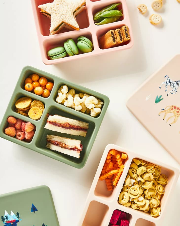 Austin co silicone bento boxes in pastel colors from anthropologie