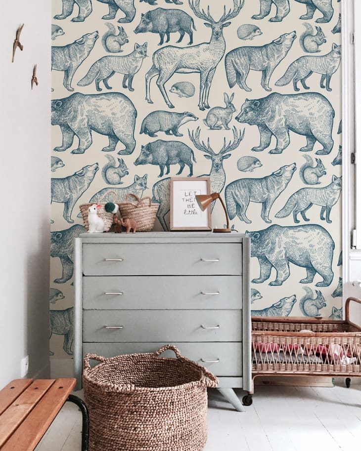 Removable Peel and Stick Wallpaper Ideas for Kids Rooms Cubby