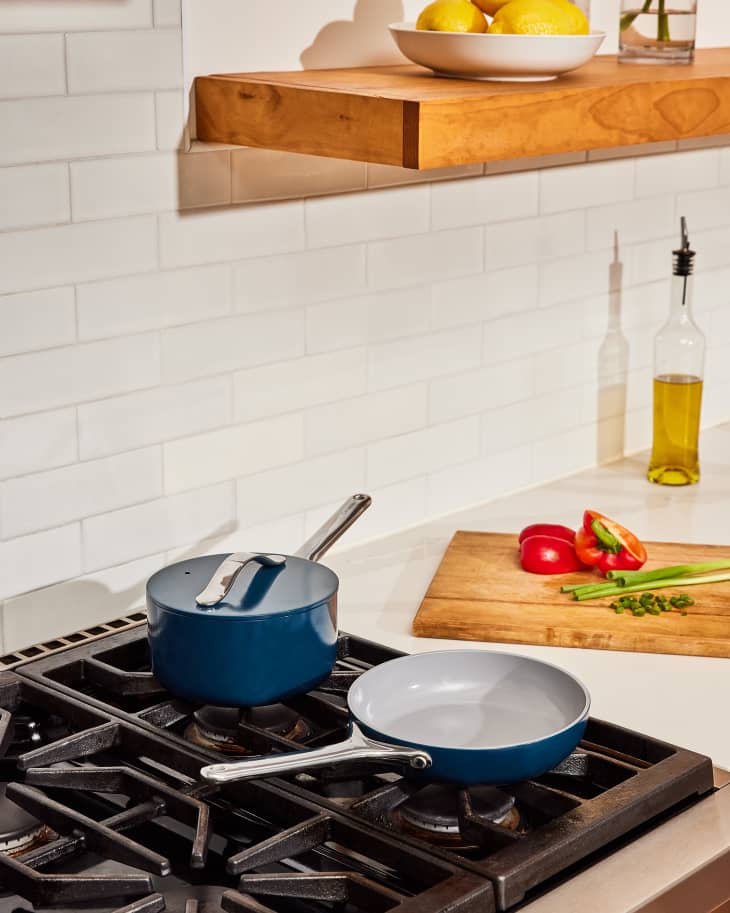 Caraway's Mini Sauce Pan Makes Cooking and Cleaning for One Easy