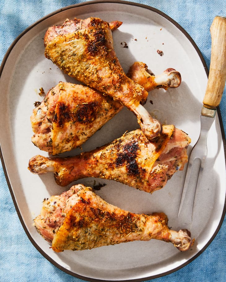 Roasted turkey legs for thanksgiving