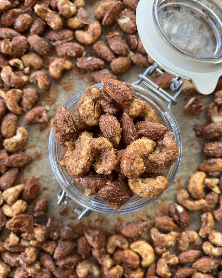 Our Sweet and Spicy Toasted Almonds are a Great Midday Snack