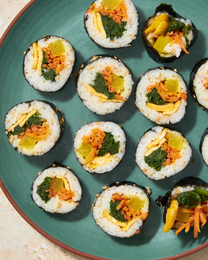 Easy Kimbap (Korean Sushi Roll) - My Korean Kitchen