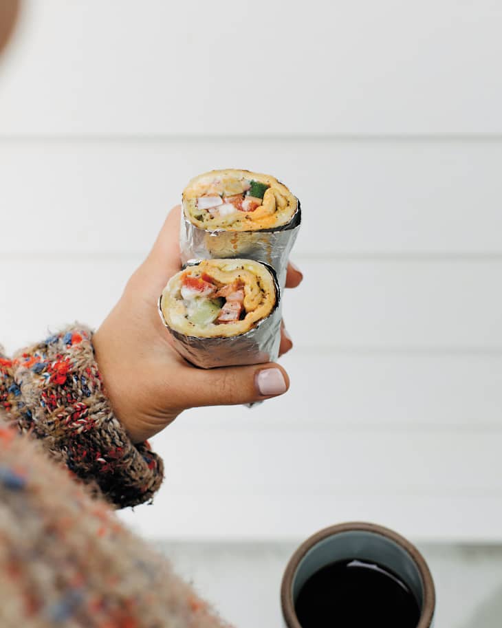 Feta and Za’atar Omelet Roll-Ups from Molly Yeh's third cookbook, Home is Where the Eggs Are.