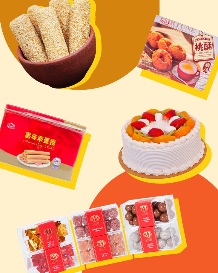 Traditional Asian Chinese Pastries Mooncakes Gift Box, Chinese New