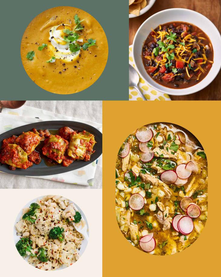 NWMP photos of five-day plan of cheap and healthy slow cooker dinners