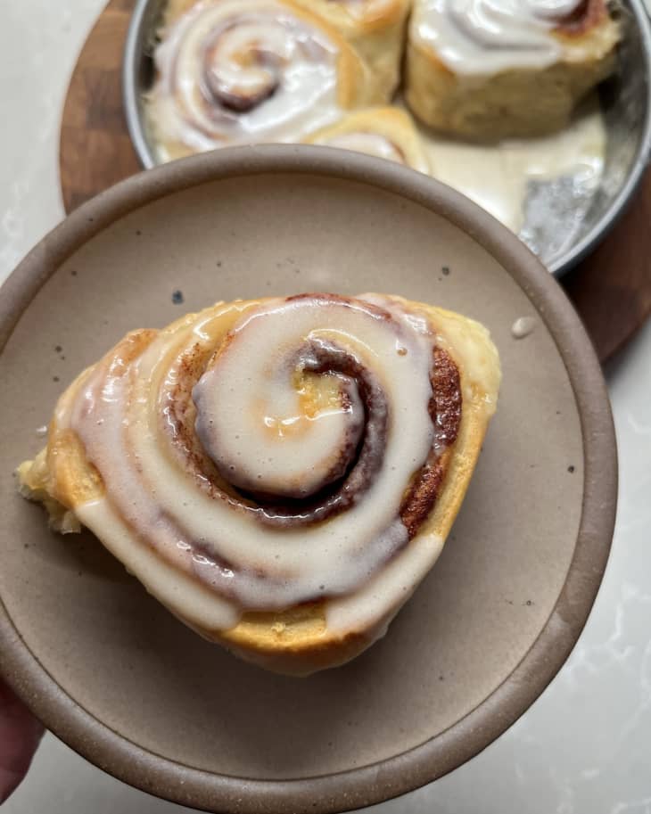 Mini Cinnamon Roll Waffles (+Video) - The Country Cook