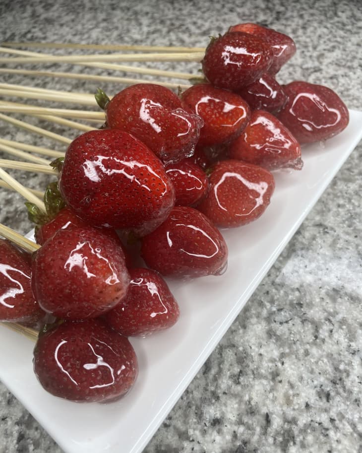 I Tried Candied Strawberries