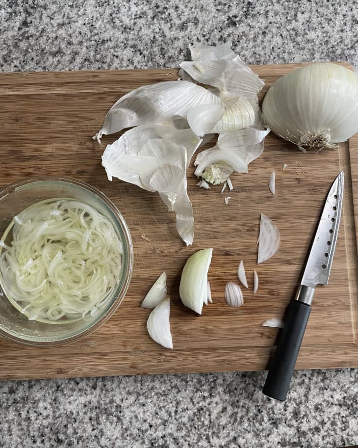 Easy Microwave Fried Onion Strings