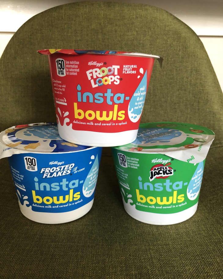 Kellogg's New Insta-Bowls of Cereal Only Need You to Add Water