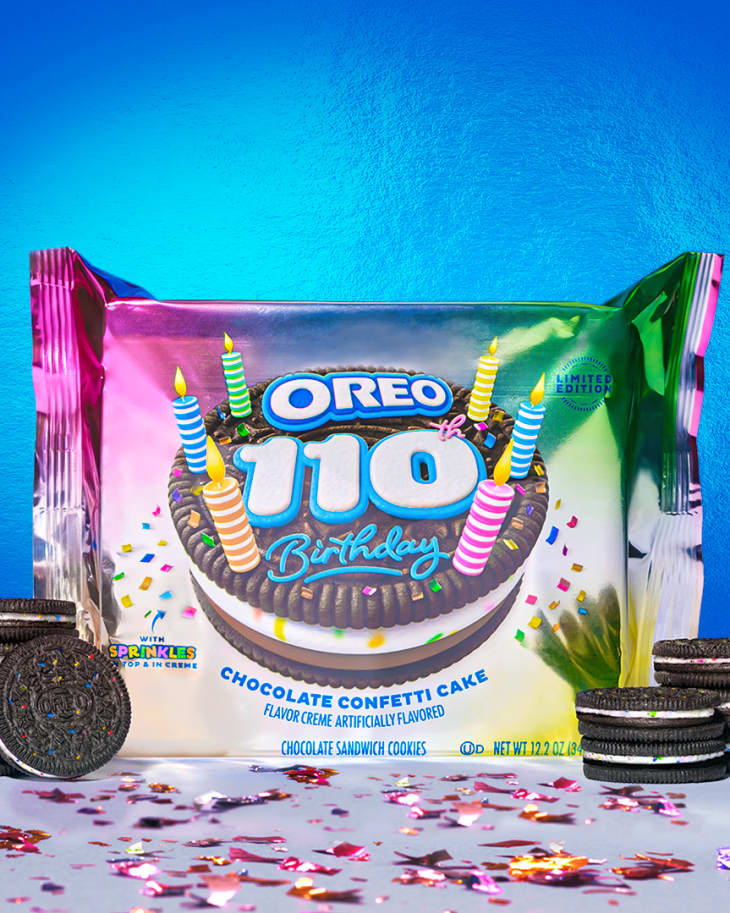 Oreo 110th Birthday Chocolate Confetti Cake cookie