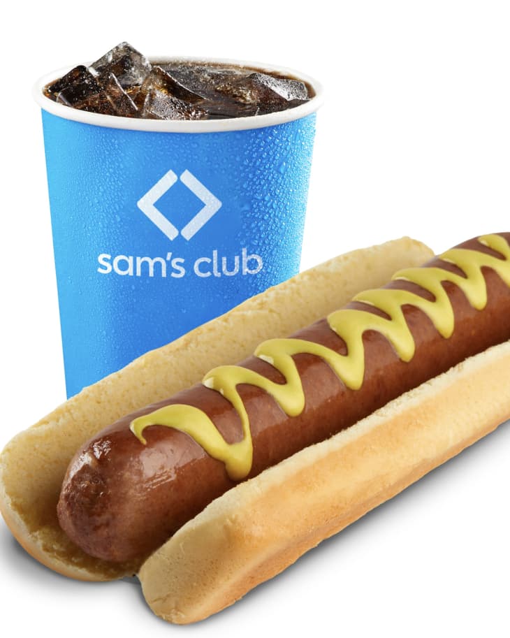 Sam's Club Hot Dog and Soda Combo