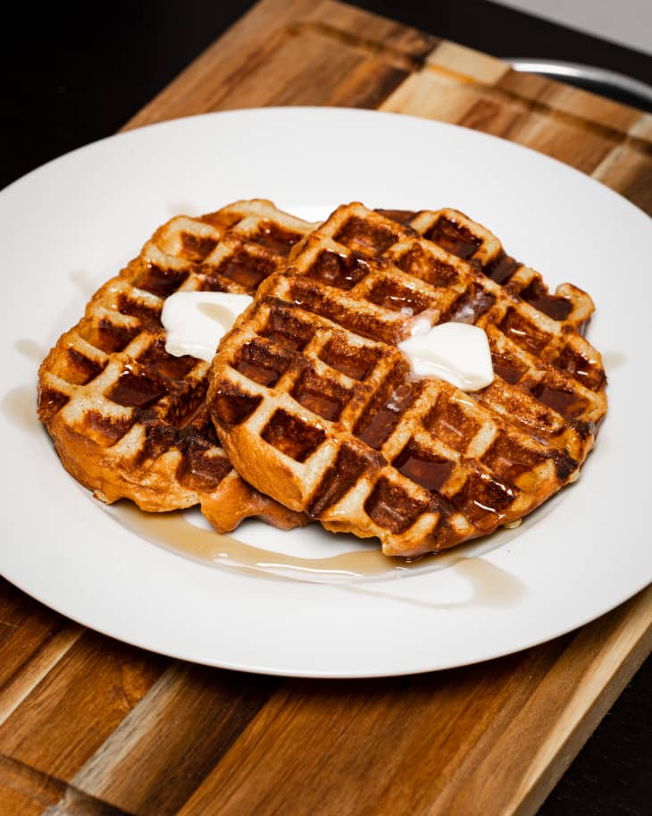 We love that the stuffed waffle iron allows for so much CREATIVITY