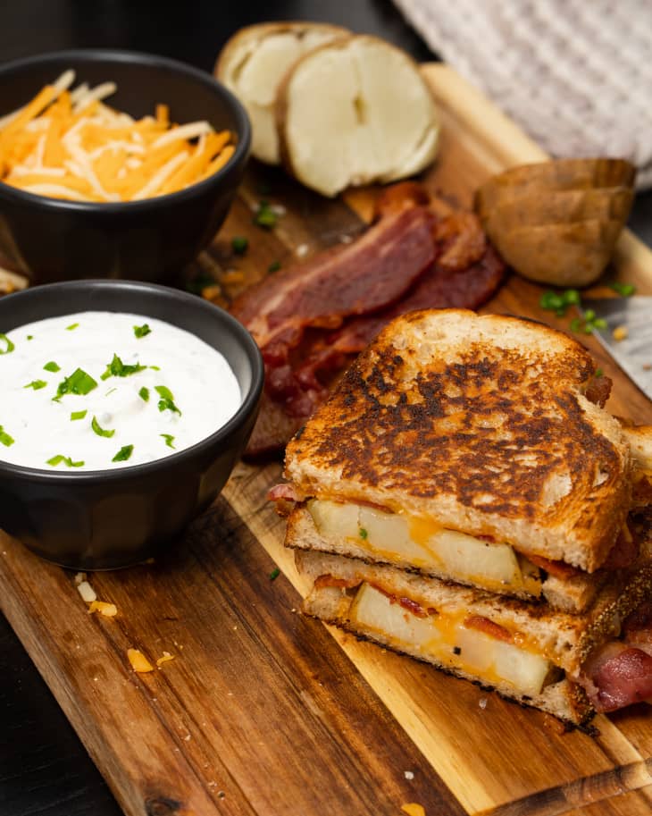 I Tried It Loaded Baked Potato Grilled Cheese